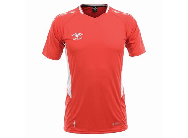 UMBRO UX-1 Jersey SS jr Rød/Hvit 140 Flott kortermet spillertrøye 